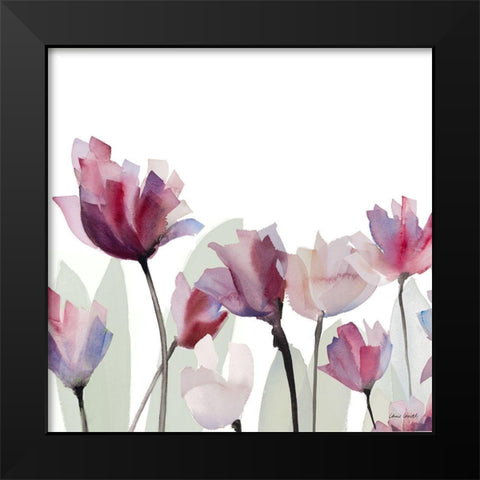 Whisper II Black Modern Wood Framed Art Print by Loreth, Lanie