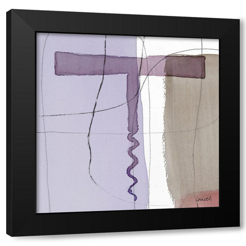 Bottle Opener II Black Modern Wood Framed Art Print with Double Matting by Loreth, Lanie