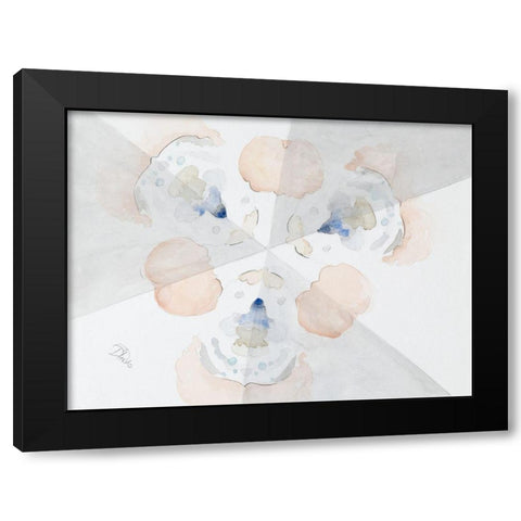 Subtle Black Modern Wood Framed Art Print by Pinto, Patricia