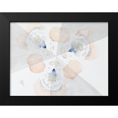 Subtle Black Modern Wood Framed Art Print by Pinto, Patricia