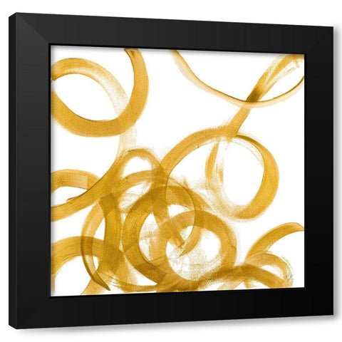 Liberation II Black Modern Wood Framed Art Print with Double Matting by Loreth, Lanie