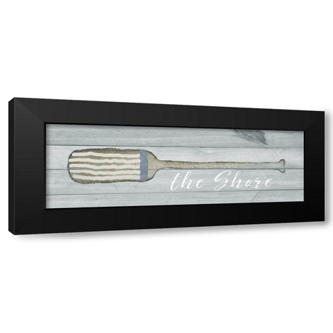 The Shore Black Modern Wood Framed Art Print with Double Matting by Metz, Andi