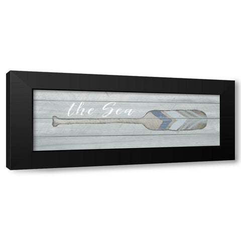 The Sea Black Modern Wood Framed Art Print by Metz, Andi