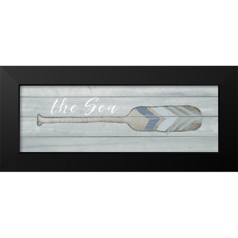 The Sea Black Modern Wood Framed Art Print by Metz, Andi