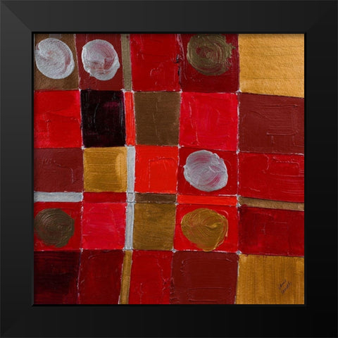 Wine and Rouges I Black Modern Wood Framed Art Print by Loreth, Lanie