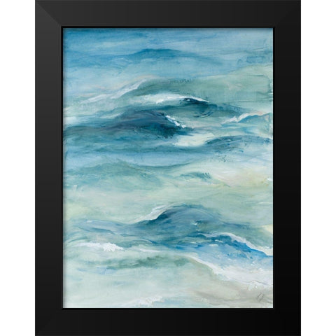 Roaming Sea I Black Modern Wood Framed Art Print by Loreth, Lanie