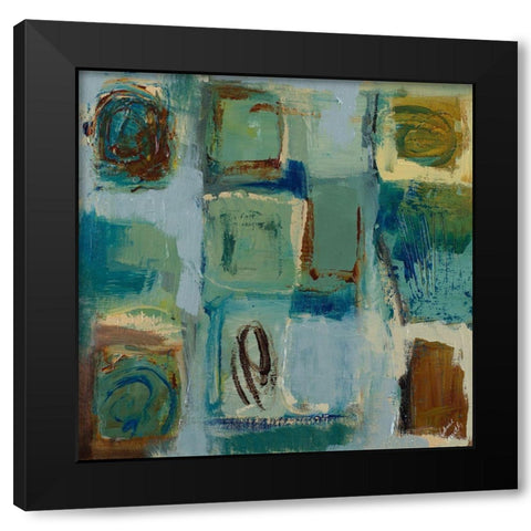 Beginning Black Modern Wood Framed Art Print with Double Matting by Loreth, Lanie