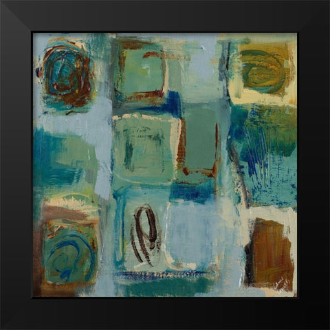 Beginning Black Modern Wood Framed Art Print by Loreth, Lanie