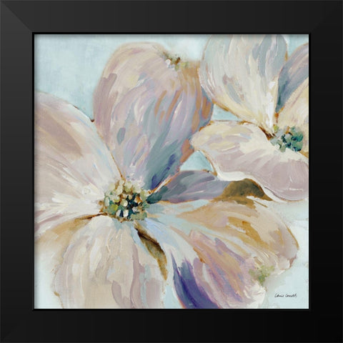 Floral Song Pastel I Black Modern Wood Framed Art Print by Loreth, Lanie