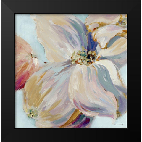 Floral Song Pastel II Black Modern Wood Framed Art Print by Loreth, Lanie