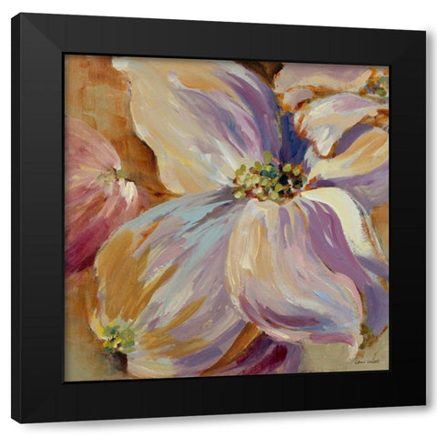 Flower Song II Black Modern Wood Framed Art Print by Loreth, Lanie