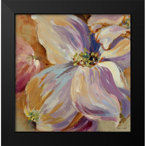 Flower Song II Black Modern Wood Framed Art Print by Loreth, Lanie