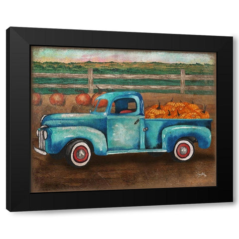 Truck Harvest I Black Modern Wood Framed Art Print by Medley, Elizabeth