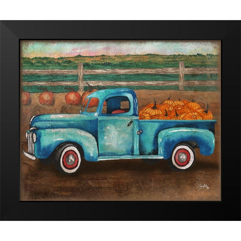 Truck Harvest I Black Modern Wood Framed Art Print by Medley, Elizabeth