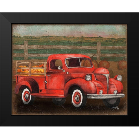 Truck Harvest III Black Modern Wood Framed Art Print by Medley, Elizabeth