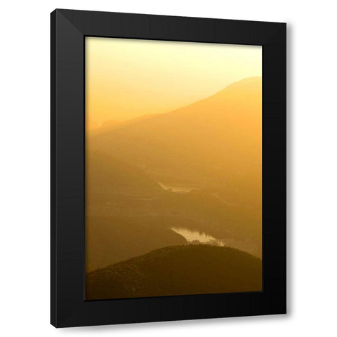 Sunshine Awakening Black Modern Wood Framed Art Print by Stewart, Wil