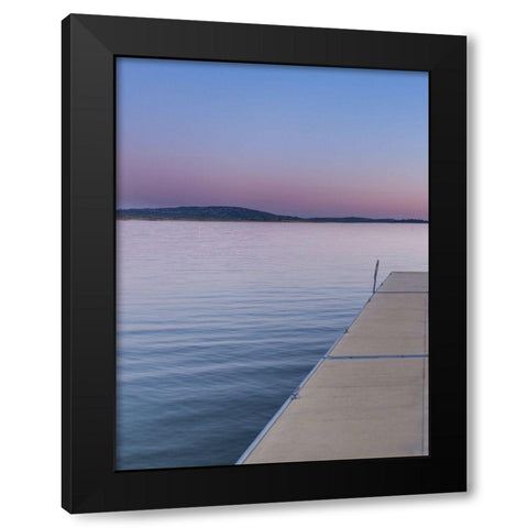 Days in Contemplation Black Modern Wood Framed Art Print with Double Matting by Stewart, Wil