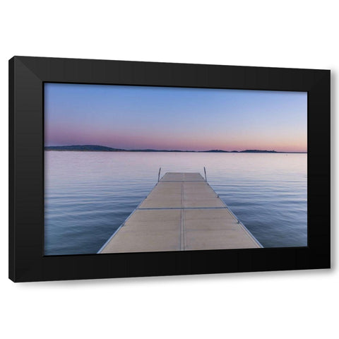 Sweet Silence Black Modern Wood Framed Art Print by Stewart, Wil