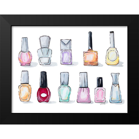 The Color Crew I Black Modern Wood Framed Art Print by Ritter, Gina