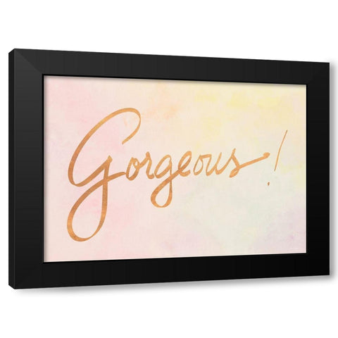 Gorgeous Black Modern Wood Framed Art Print by Ritter, Gina