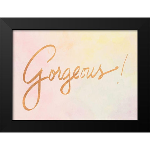 Gorgeous Black Modern Wood Framed Art Print by Ritter, Gina