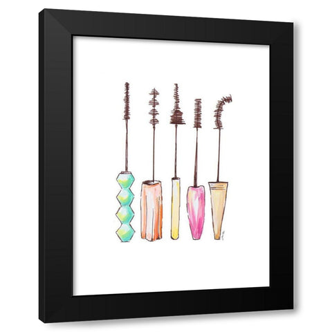 Lash Life Black Modern Wood Framed Art Print by Ritter, Gina