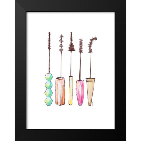 Lash Life Black Modern Wood Framed Art Print by Ritter, Gina