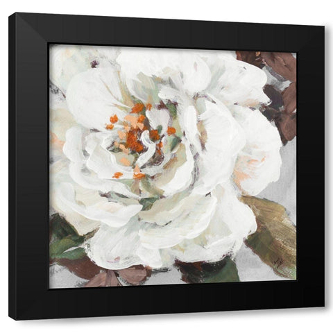 Fair Garden Square I Black Modern Wood Framed Art Print with Double Matting by Loreth, Lanie