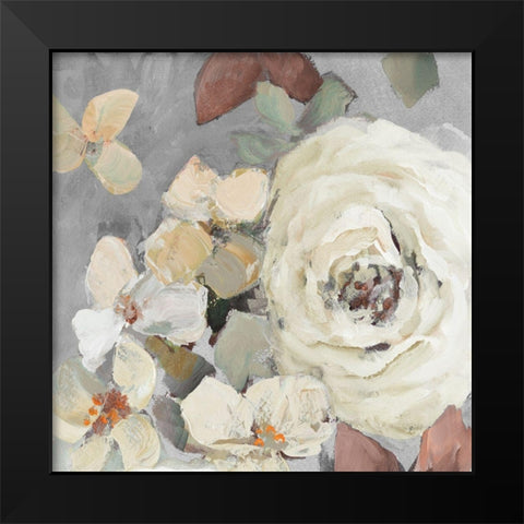 Fair Garden Square II Black Modern Wood Framed Art Print by Loreth, Lanie