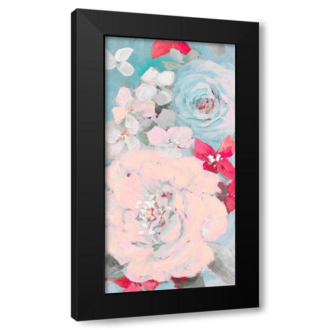 Abundant Garden Pastel I Black Modern Wood Framed Art Print by Loreth, Lanie