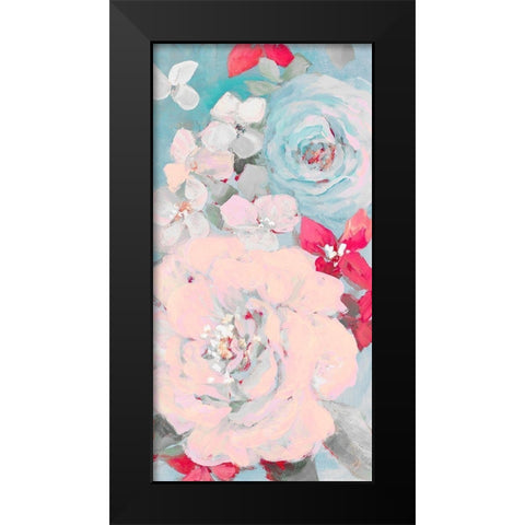 Abundant Garden Pastel I Black Modern Wood Framed Art Print by Loreth, Lanie