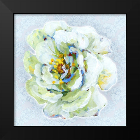 Cool Spring Garden Black Modern Wood Framed Art Print by Loreth, Lanie