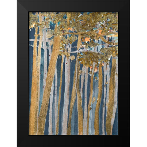 Exotic Forest Black Modern Wood Framed Art Print by Pinto, Patricia