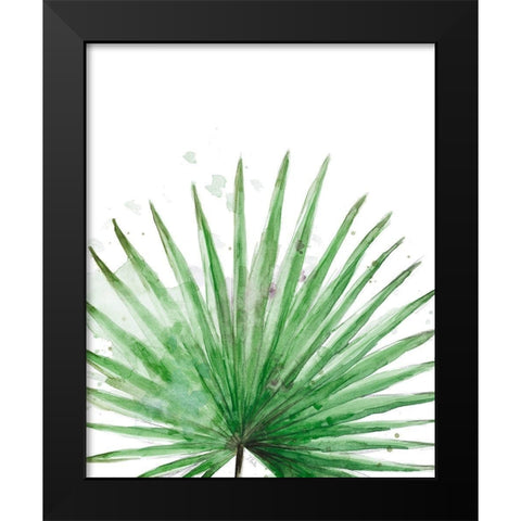 Palm Frond II Black Modern Wood Framed Art Print by Pinto, Patricia