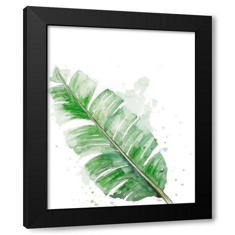 Palm Frond III Black Modern Wood Framed Art Print by Pinto, Patricia