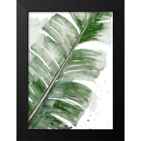 Palma Fresca Close Up Black Modern Wood Framed Art Print by Pinto, Patricia