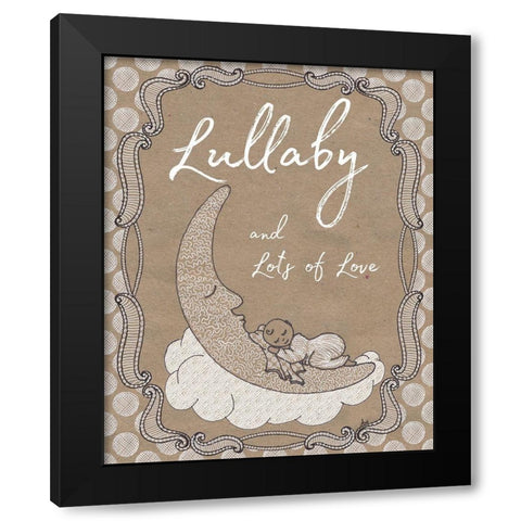 Sweet Lullaby I Black Modern Wood Framed Art Print by Metz, Andi