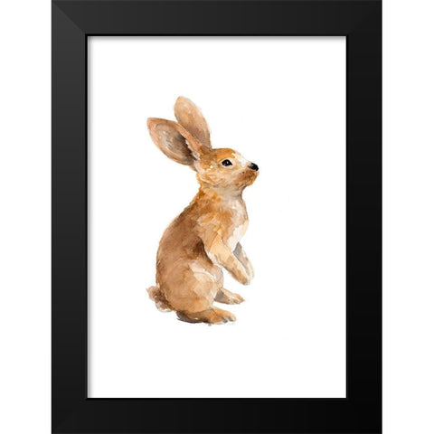 Meadow Buddy I Black Modern Wood Framed Art Print by Loreth, Lanie