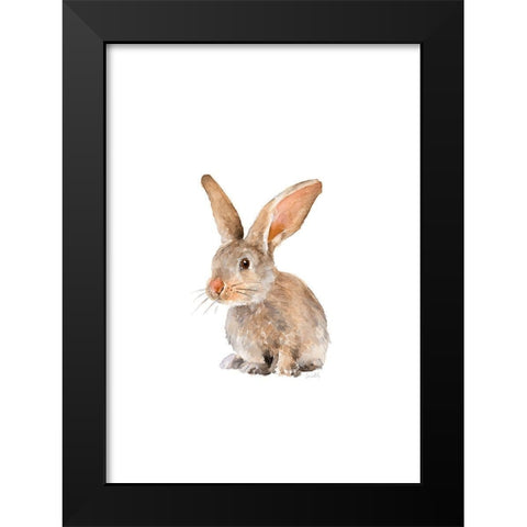 Meadow Buddy II Black Modern Wood Framed Art Print by Loreth, Lanie