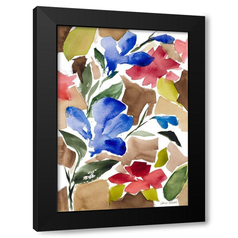 Uplifting Serenity Black Modern Wood Framed Art Print with Double Matting by Loreth, Lanie