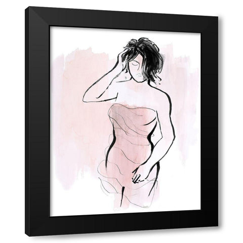 Getting Ready II Black Modern Wood Framed Art Print with Double Matting by Loreth, Lanie