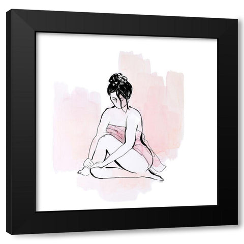 Thoughtful Moment II Black Modern Wood Framed Art Print with Double Matting by Loreth, Lanie