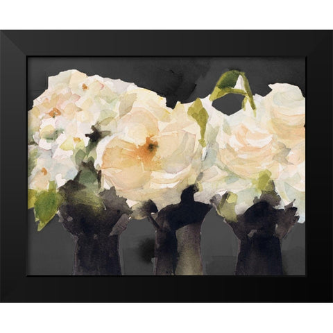 From the Greenhouse at Night Black Modern Wood Framed Art Print by Loreth, Lanie