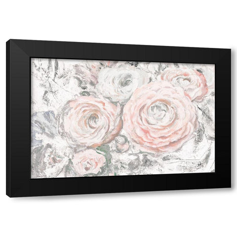 Soft Romance Black Modern Wood Framed Art Print by Pinto, Patricia
