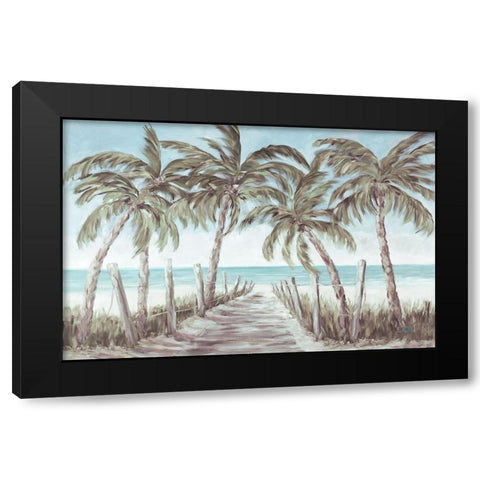 The Path To Paradise Black Modern Wood Framed Art Print with Double Matting by DeRice, Julie