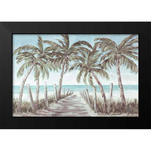 The Path To Paradise Black Modern Wood Framed Art Print by DeRice, Julie