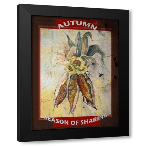 Sharing is Caring I Black Modern Wood Framed Art Print with Double Matting by Diannart