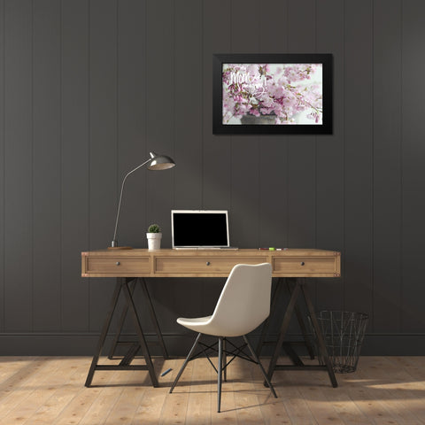 Amazing Mom Black Modern Wood Framed Art Print by Gardner, Sarah