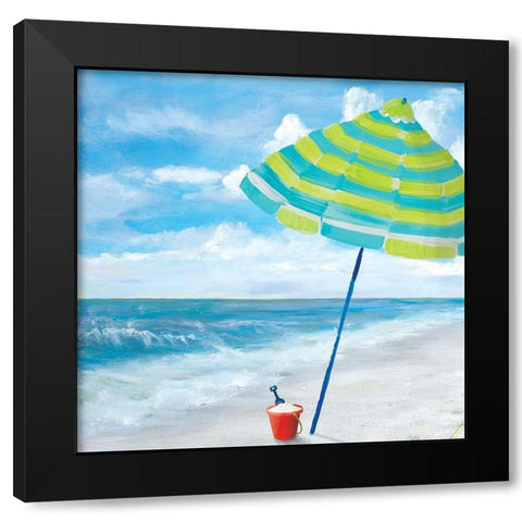 Fun Times II Black Modern Wood Framed Art Print with Double Matting by DeRice, Julie