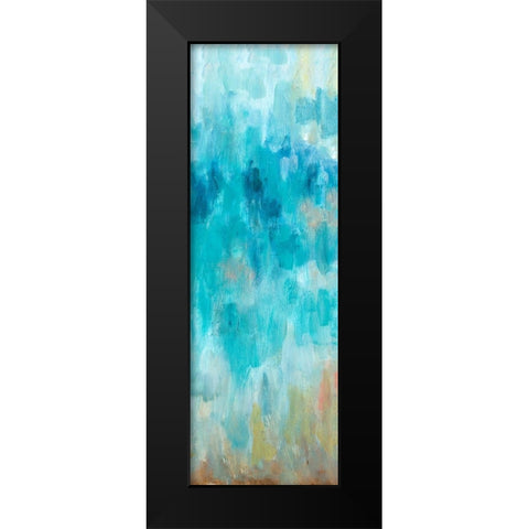 Beach Gaze Panel III Black Modern Wood Framed Art Print by Hewitt, L.